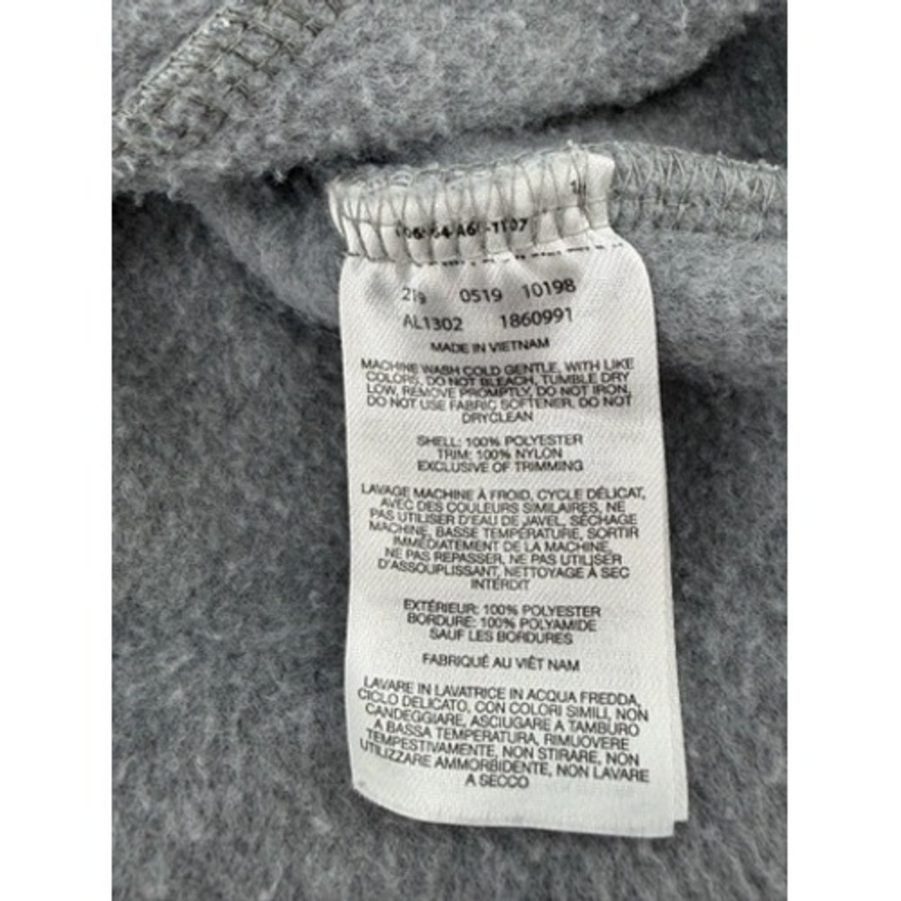Columbia Benton Springs Fleece Pullover Grey Pink Snap Mock Neck Womens Medium - Picture 5 of 7